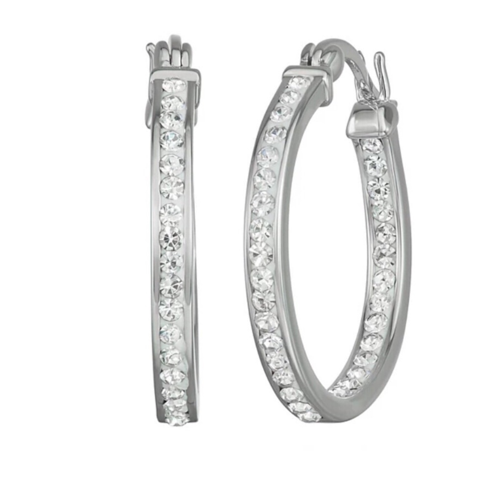 Chrystina  Inside Out Crystal Earrings